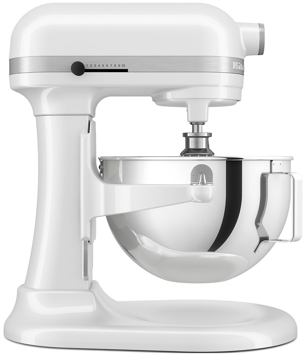 Планетарный миксер KitchenAid Heavy Duty 5KSM55SXXEWH (подъемная чаша, 5.2л., белый)