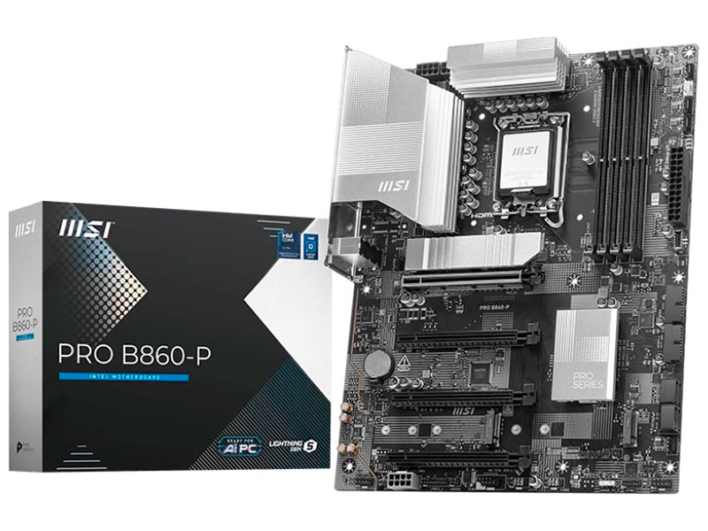 Материнская плата MSI PRO B860-P (B860, LGA1851, ATX)