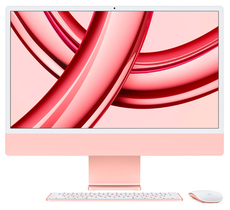 Моноблок Apple 24 iMac with Retina 4.5K display, розовый цвет (MQRT3ZP/A)