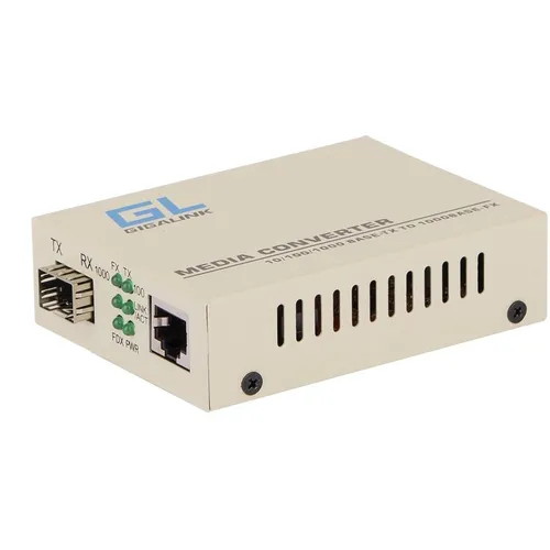 Медиаконвертер GIGALINK GL-MC-UTPG-SFPG-F.r2