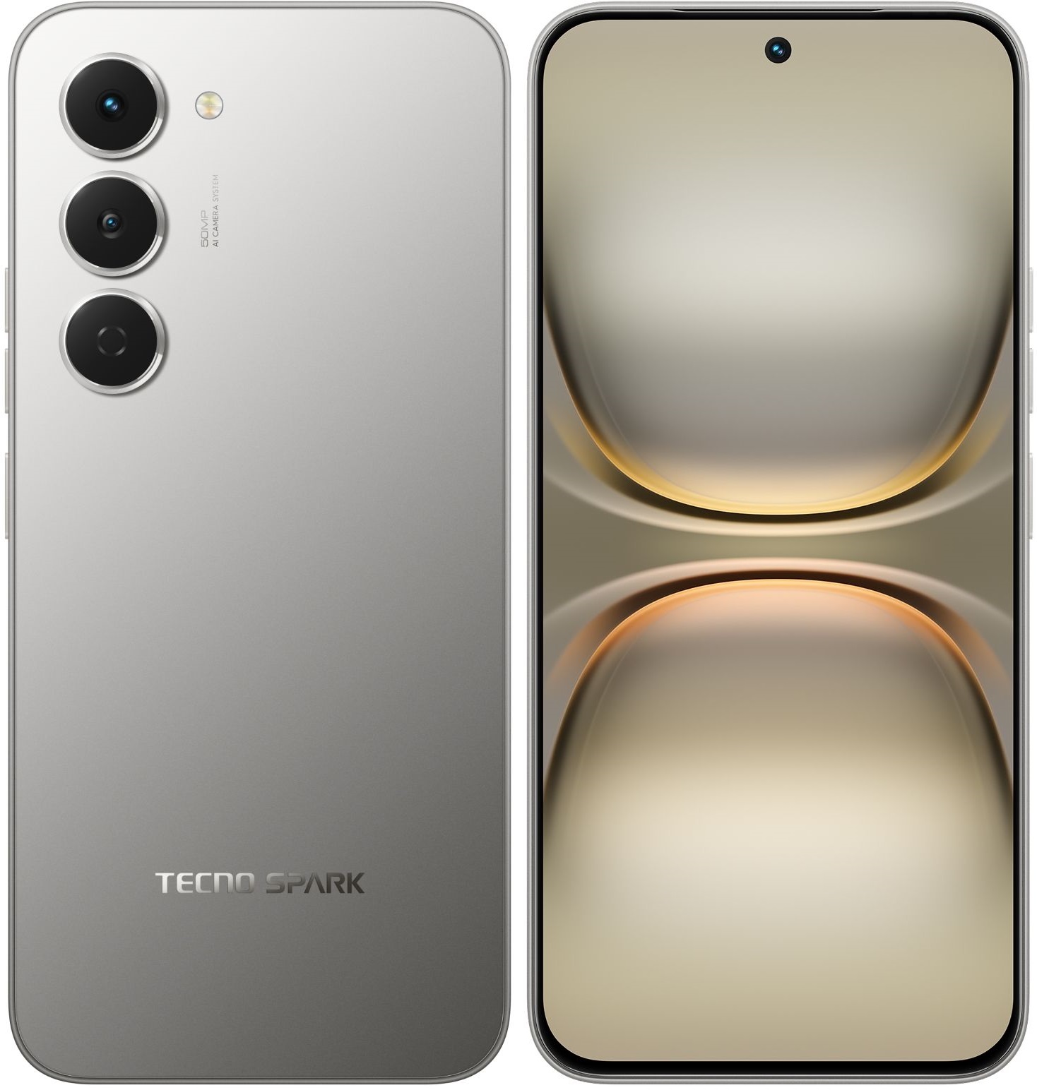 Смартфон Tecno Spark 40 Pro 256Gb 8Gb титан