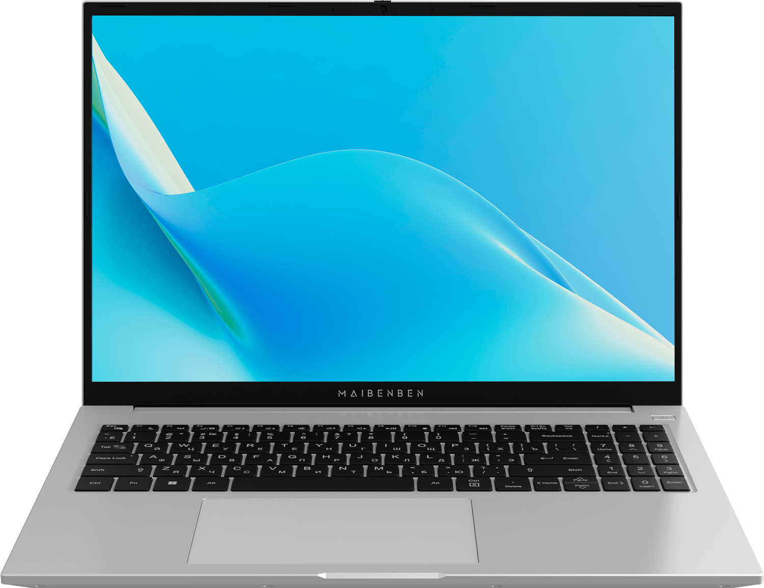 Ноутбук Maibenben Medio M16B-R343UM 16 FHD IPS (M16B-R343UMB1SLSRE0), серебристый