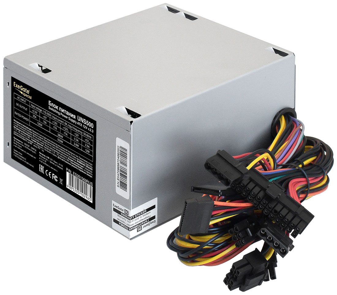 Блок питания ExeGate 500W UNS500 (ES261569RUS)