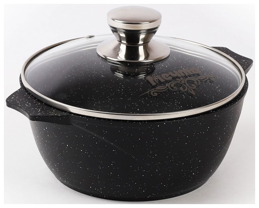 Кастрюля Мечта Гранит Black, 1 л (41802)