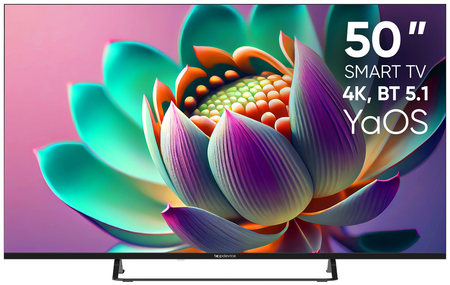 Телевизор Topdevice CS07 UHD 4K (TDTV50CS07U_BK)