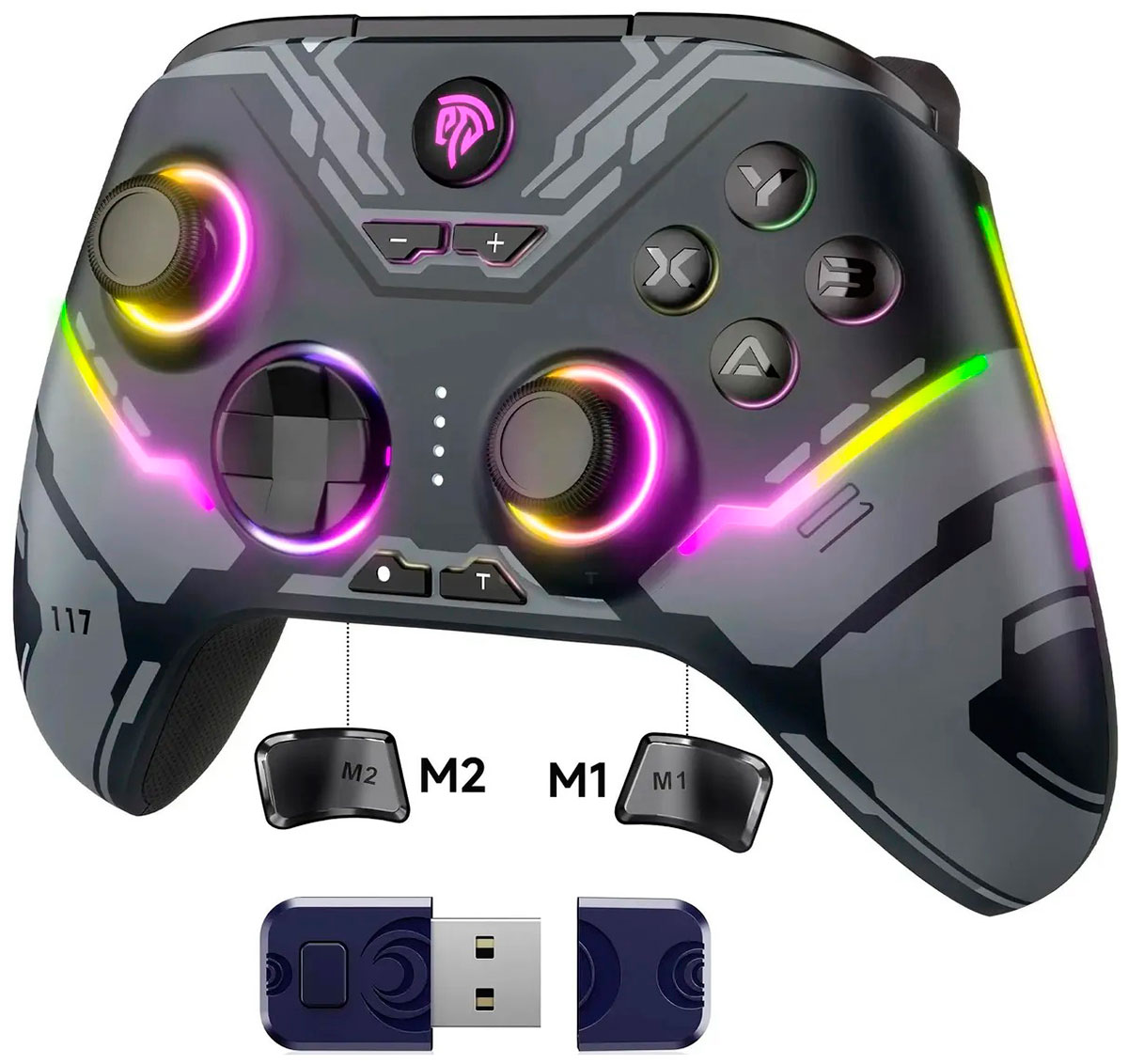 Беспроводной геймпад EasySMX X15, с RGB подсветкой меха (VG-C449)