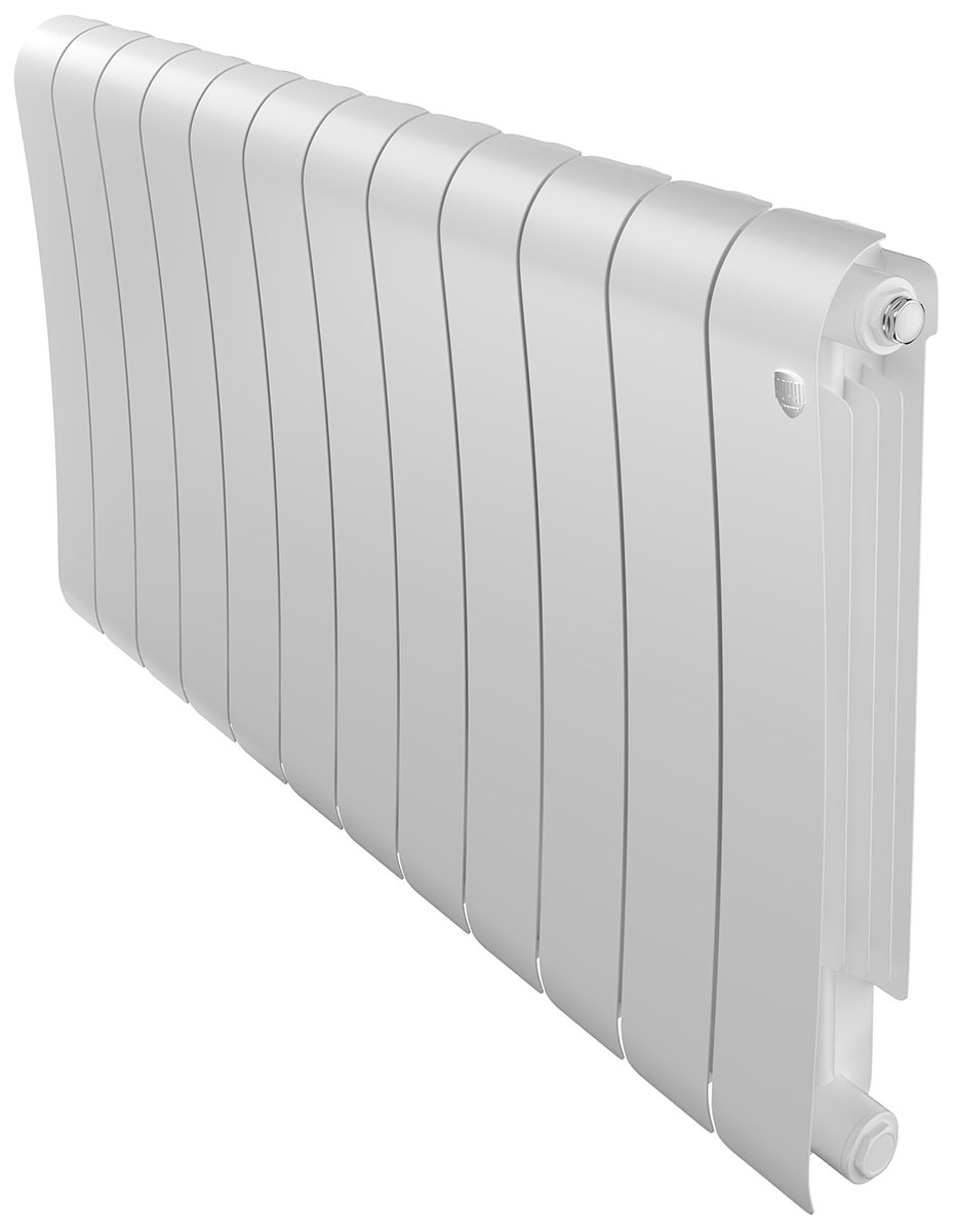Радиатор биметаллический Royal Thermo Infinity 500 Bianco Traffico, 12 секций