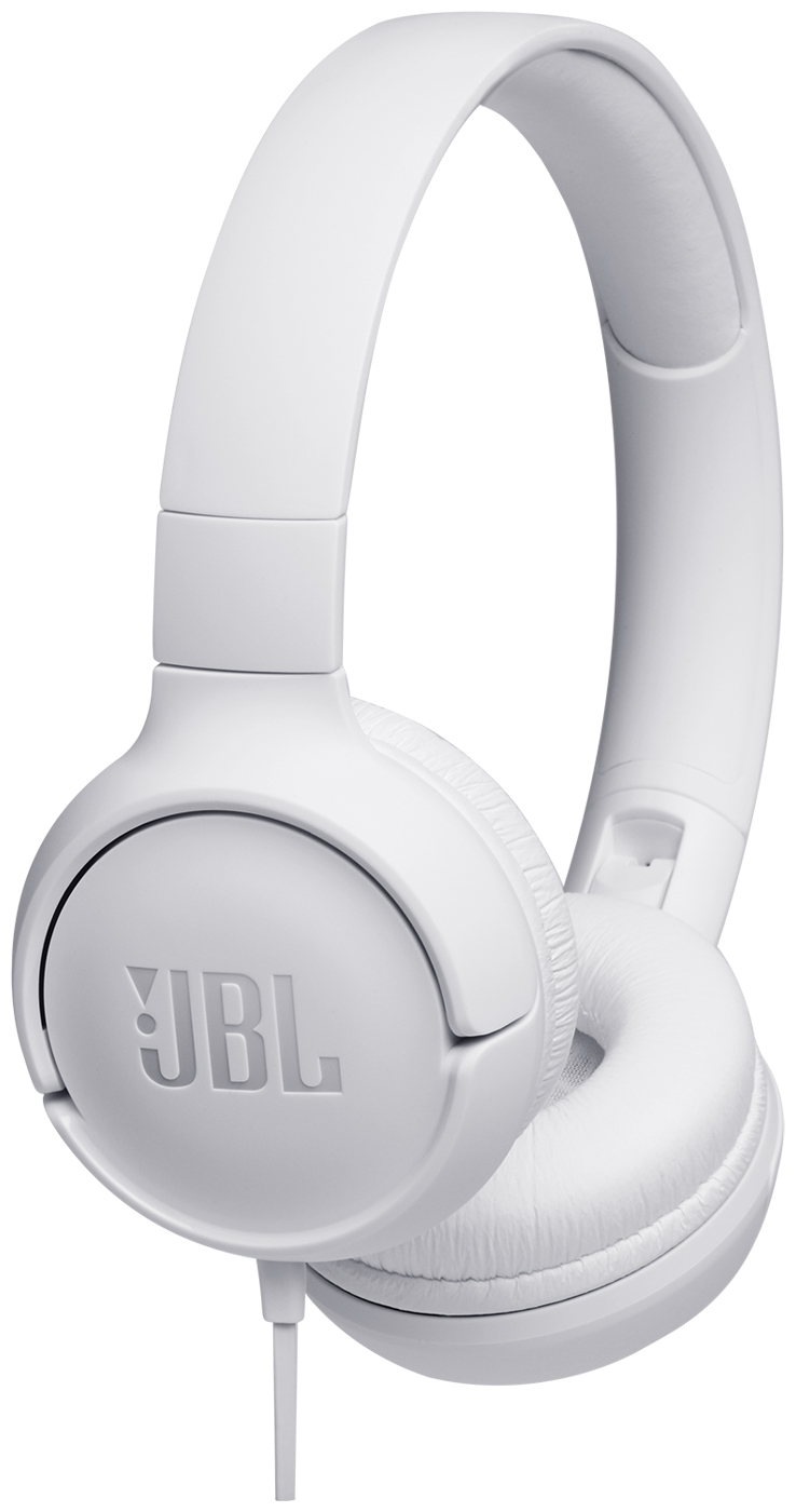 Наушники проводные JBL T 500 WHT белый