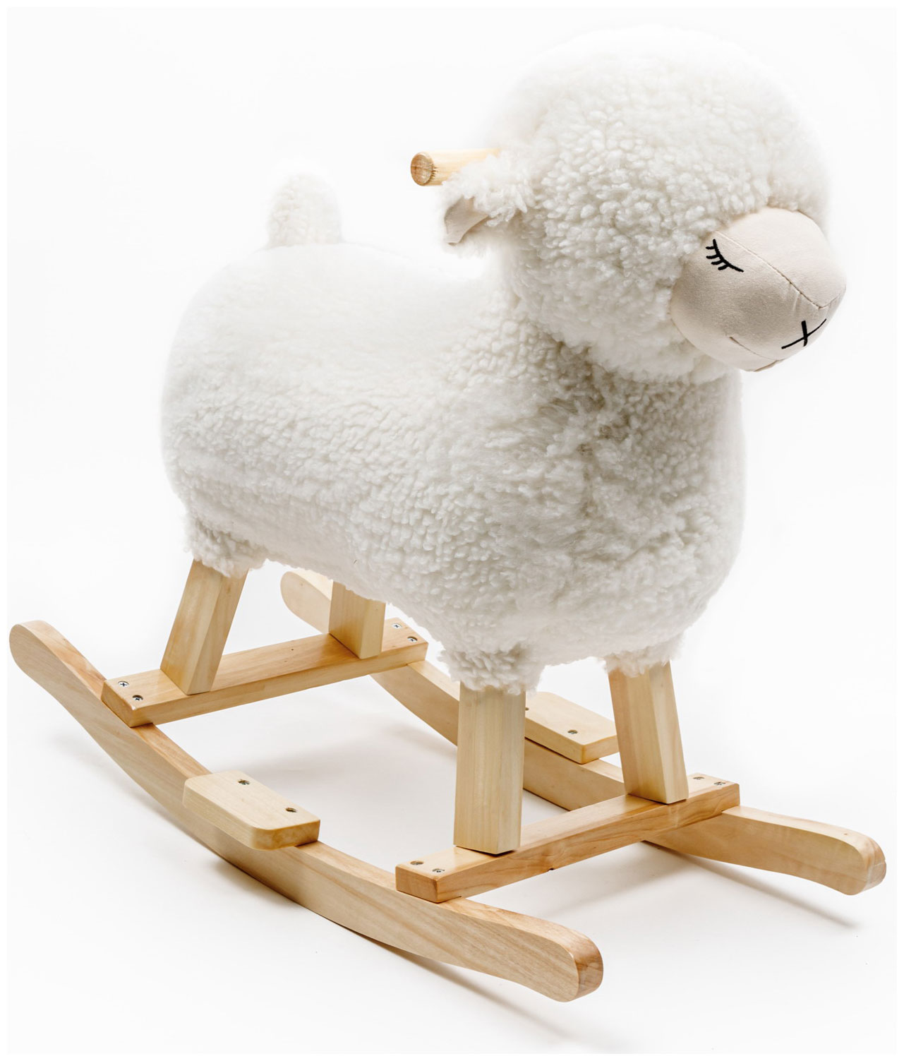 Качалка Amarobaby Овечка (Dolly) белый 65х34х60 см (AMARO-28AD-Be)