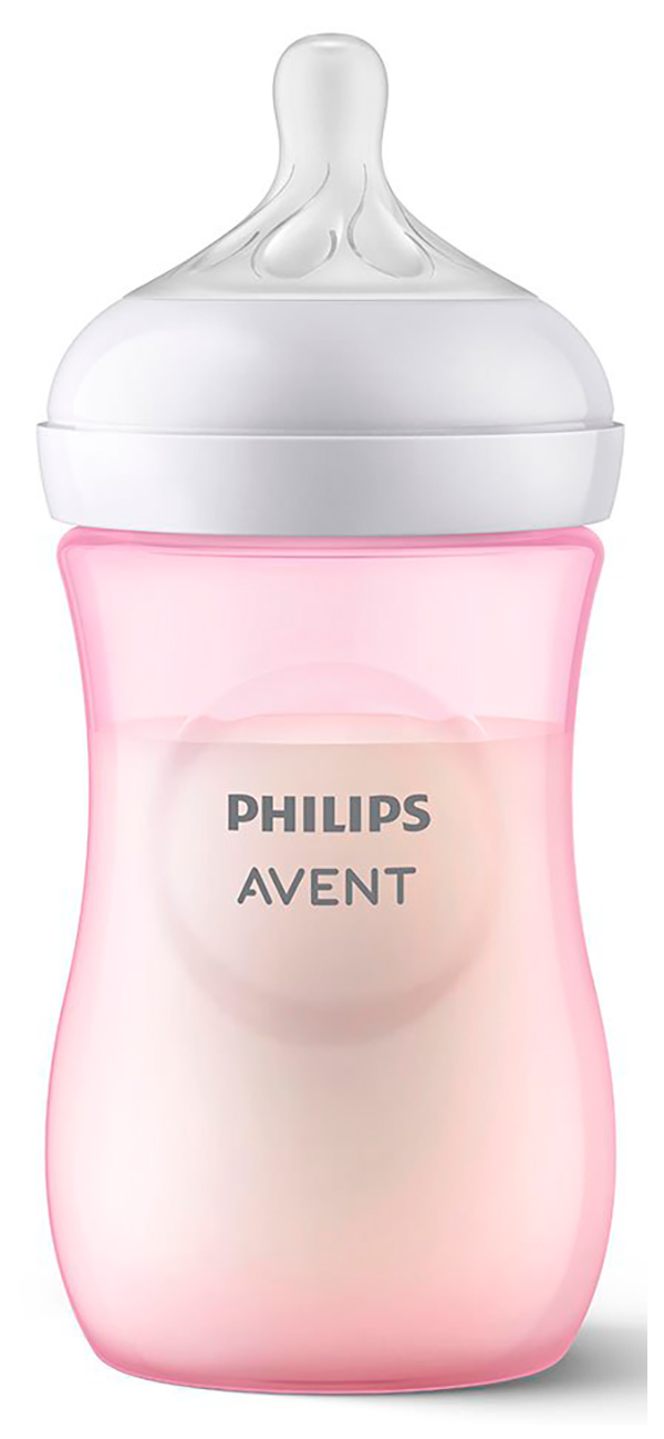 Бутылочка для кормления Philips Avent Natural Response, SCY903/11, 260 мл, 1 мес+, розовая