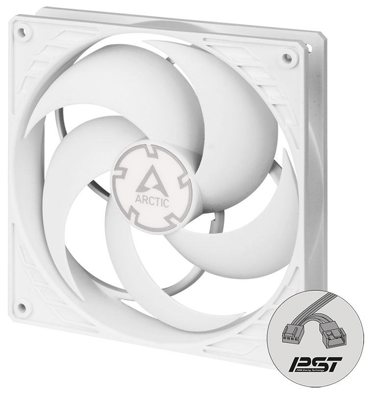 Вентилятор для корпуса Arctic P14 PWM PST white/white (ACFAN00197A)