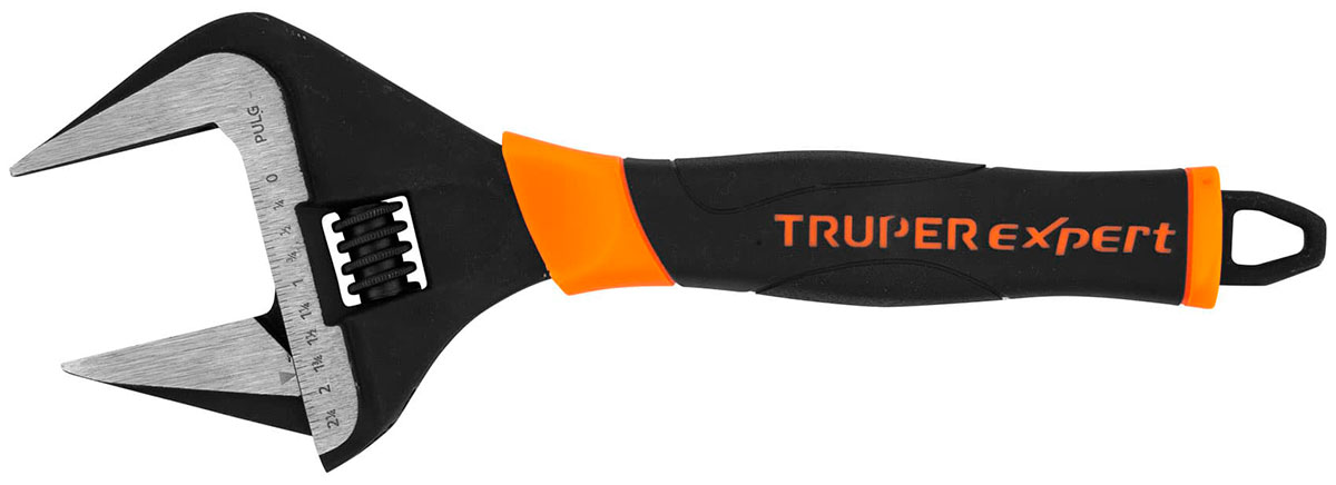 Ключ разводной Truper с узкими губками, 250 мм, PET-10XA (101035)