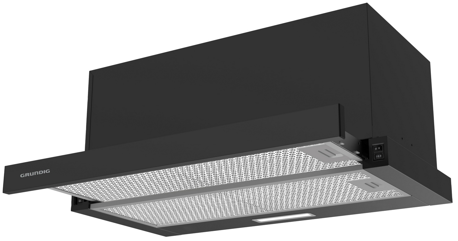 Вытяжка Grundig GDT2230BG, 574м /ч, механическое управление, 3 скорости