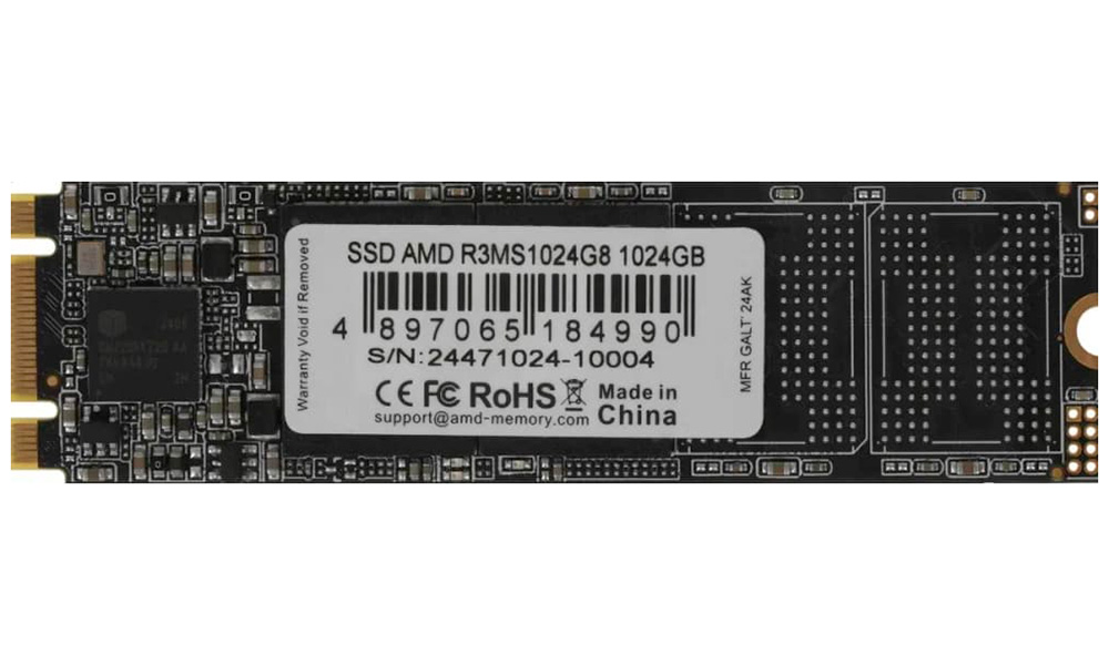 SSD накопитель AMD 1Tb R3 Series mSATA (R3MS1024G8)