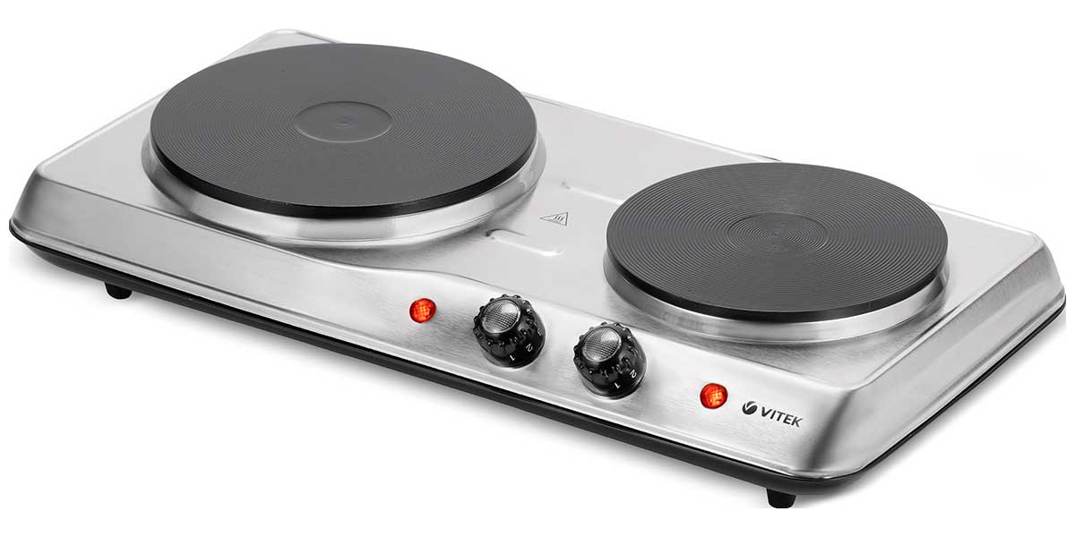 Настольная плита Vitek VT-3702, стальной