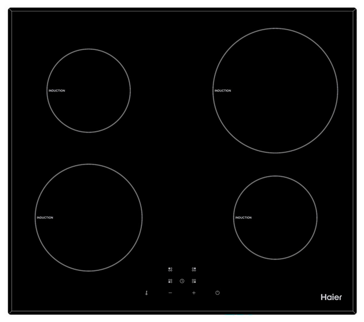 Электрическая варочная панель Haier HHX-Y 64 NVB, таймер, черный