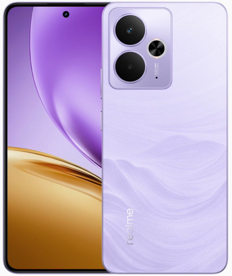 Смартфон Realme 14T 5G RMX5078 8+128 ГБ фиолетовый
