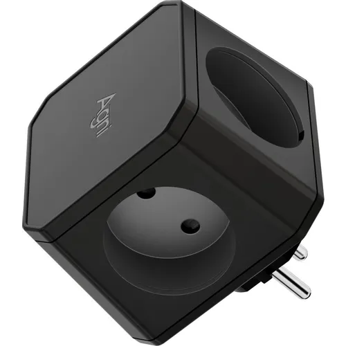Сетевой разветвитель AGNI TP-WJ4E, черный [tp-wj4e-black]