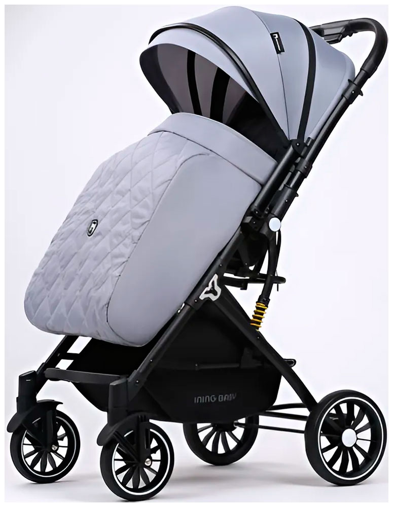 Коляска прогулочная Ining Baby K313-2A Pro Grey