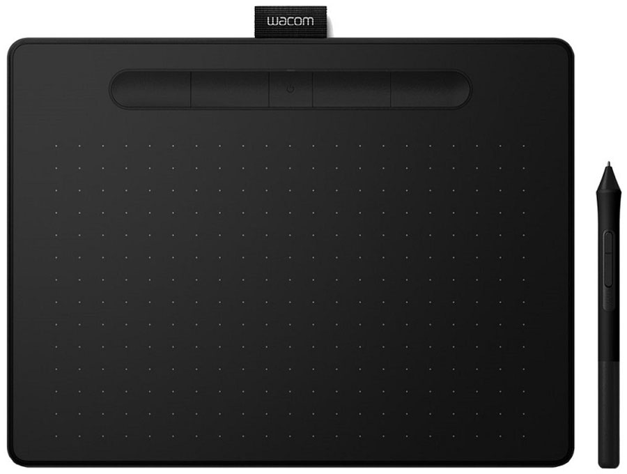 Графический планшет Wacom Intuos S Bluetooth (CTL-4100WLK-N) черный