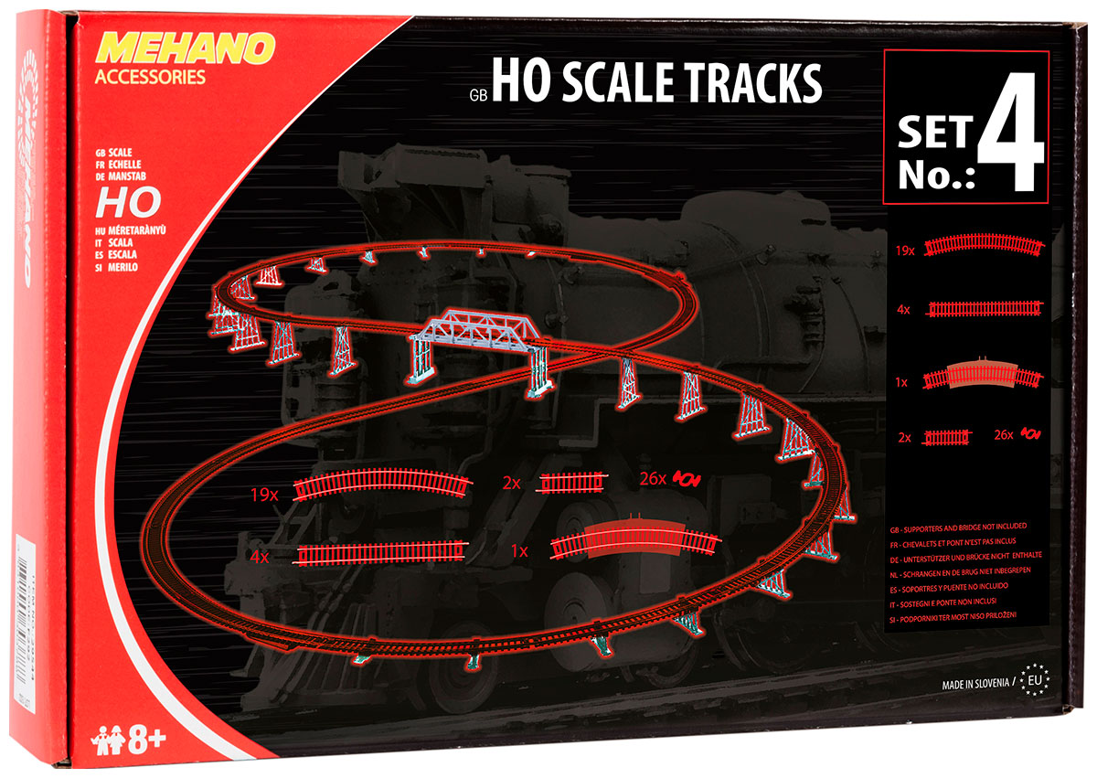Набор рельс  Mehano №4 F104