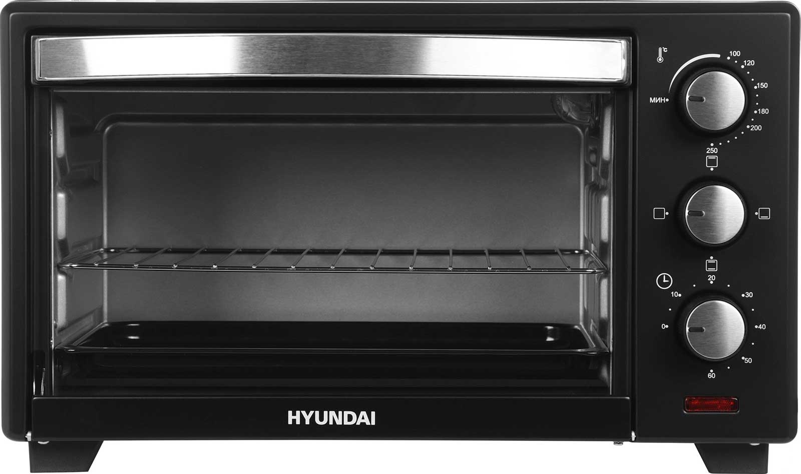 Мини-печь Hyundai MIO-HY090 20 л., 1380 Вт, черный