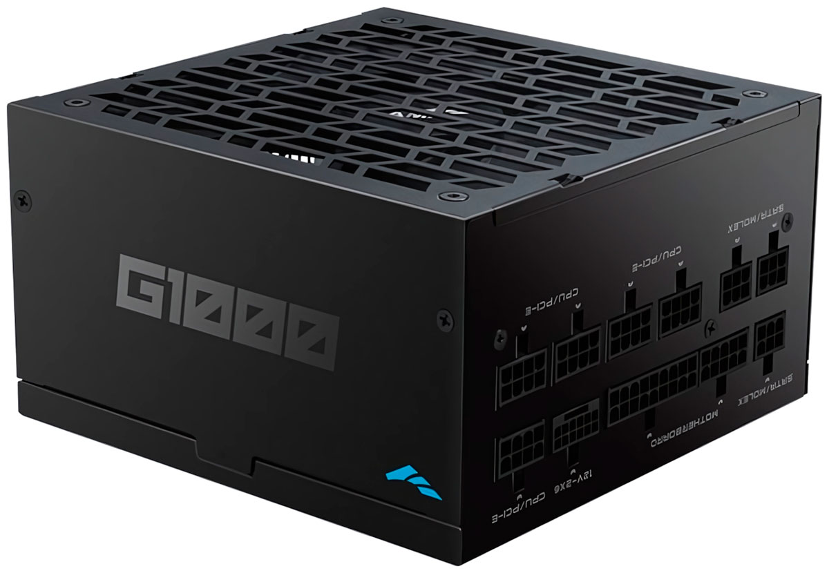 Блок питания Sama G1000 Black (HAT-1000yzB1G), 1000W, Gold (G1000-BKGFF001-EU)