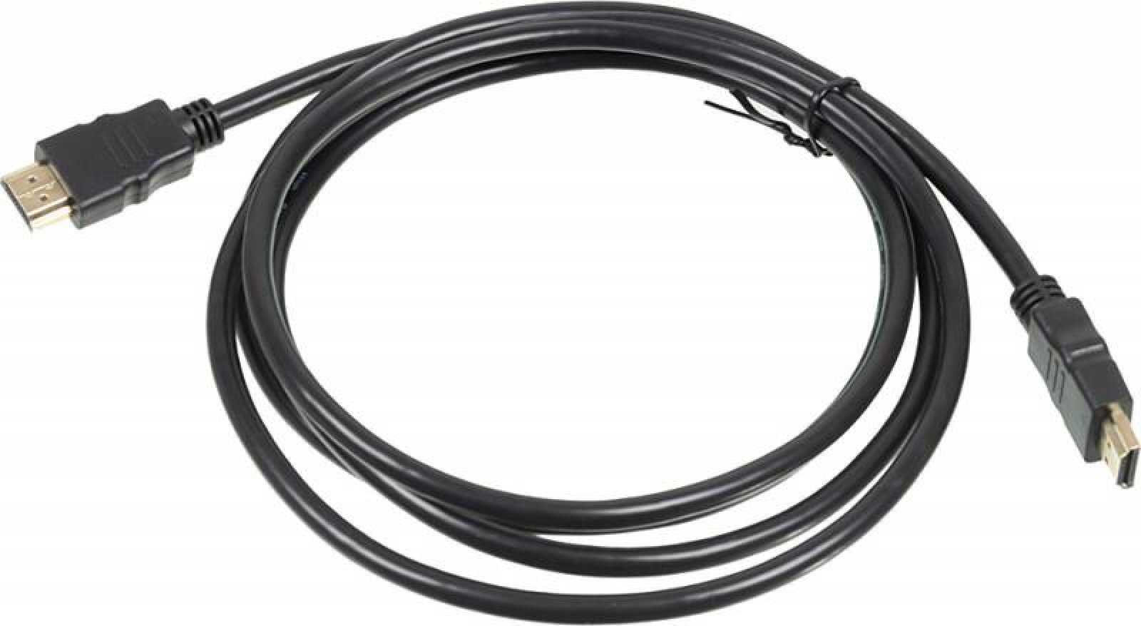 Кабель аудио-видео Noname HDMI (m)/HDMI (m) 2м. позолоч.конт. черный