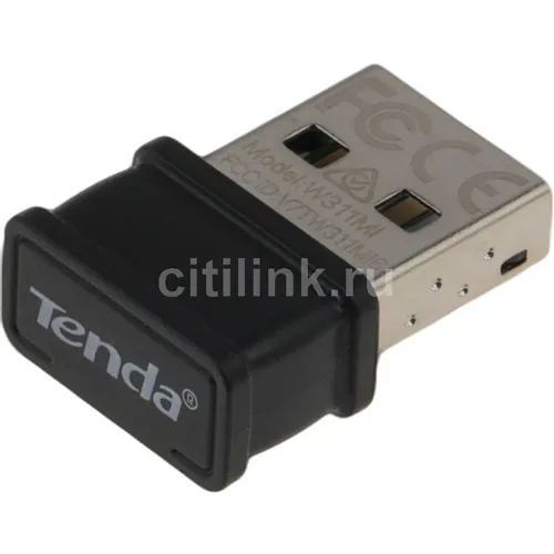 Wi-Fi адаптер TENDA W311MI USB 2.0