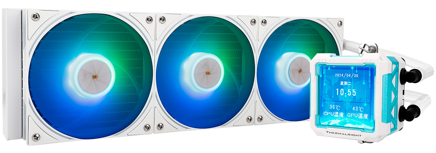 СЖО для процессоров Thermalright Frozen Warframe Pro 360 White ARGB (F-WFRAME-360-PRO-WH-ARGB)