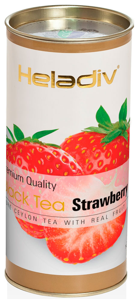 Чай черный Heladiv HD STRAWBERRY 100 gr Round P.T.