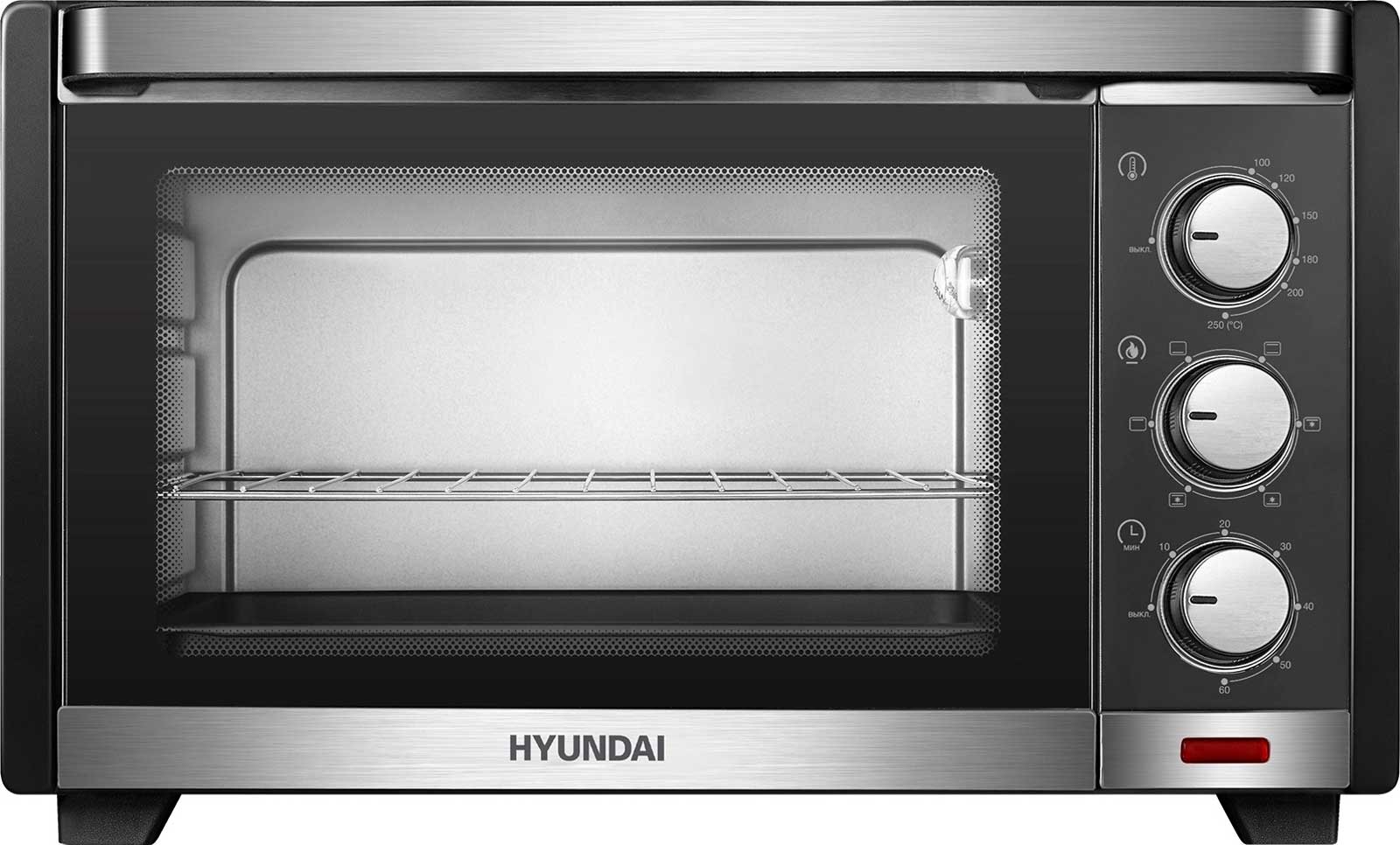Мини-печь Hyundai MIO-HY101 30 л., 1600 Вт, черный