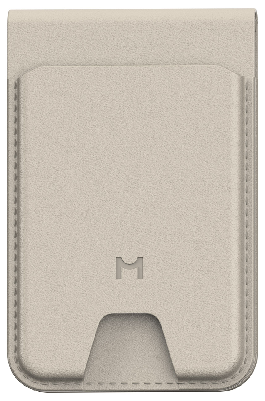 Кошелек-кардхолдер Magssory Geotag Magnetic Flip Wallet, совместимый с MagSafe и Find My, ivory (ACL003)