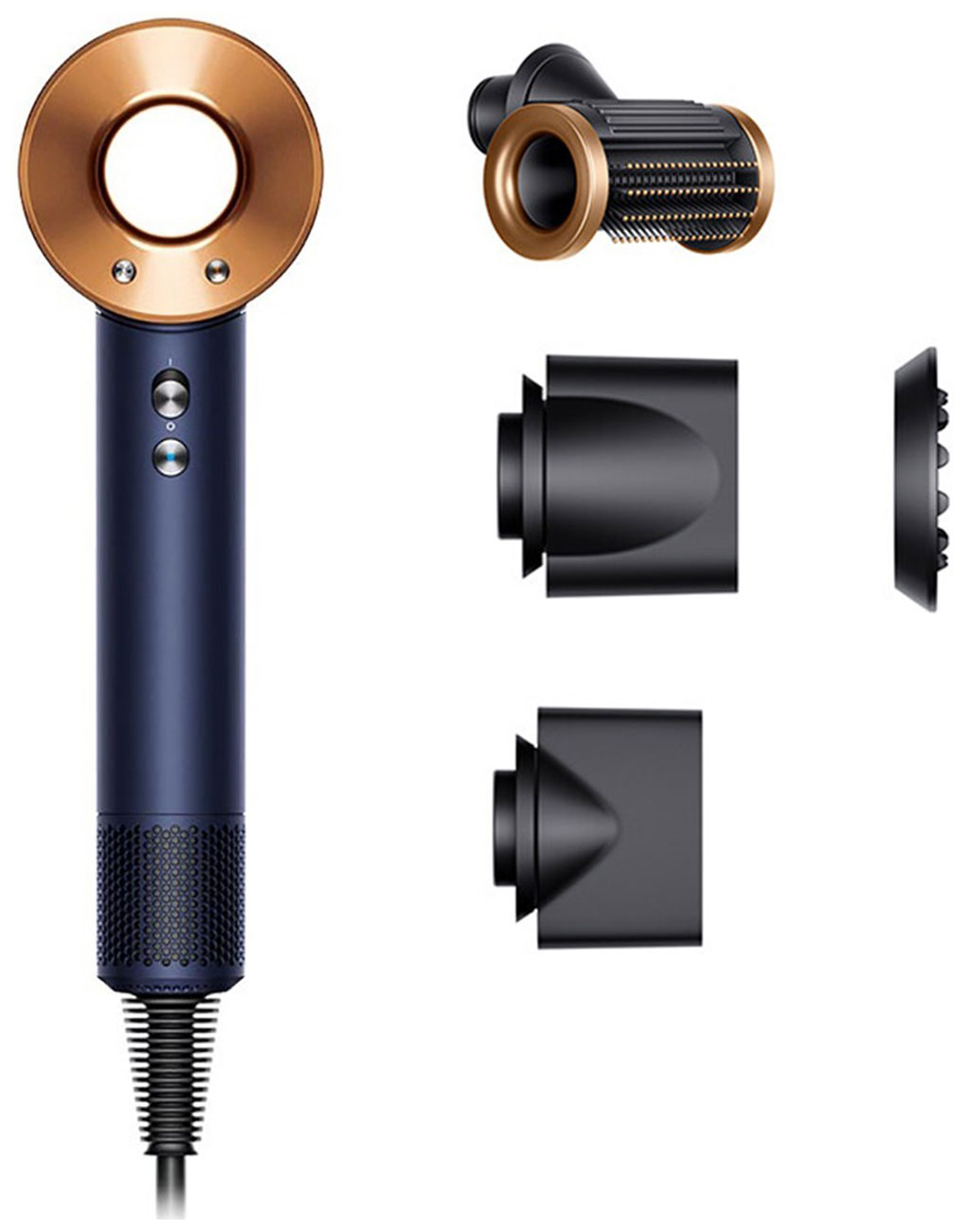 Фен Dyson SuperSnc HD15 в цвете Prussian Blue/Copper, подарочная серия (HK)