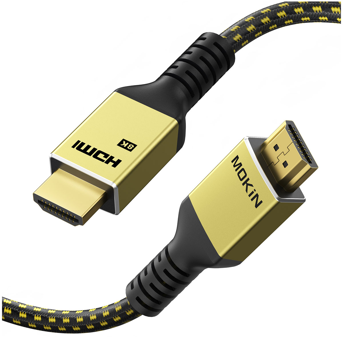 Кабель плетеный Mokin MOHD0220-GO HDMI to HDMI, 2 м