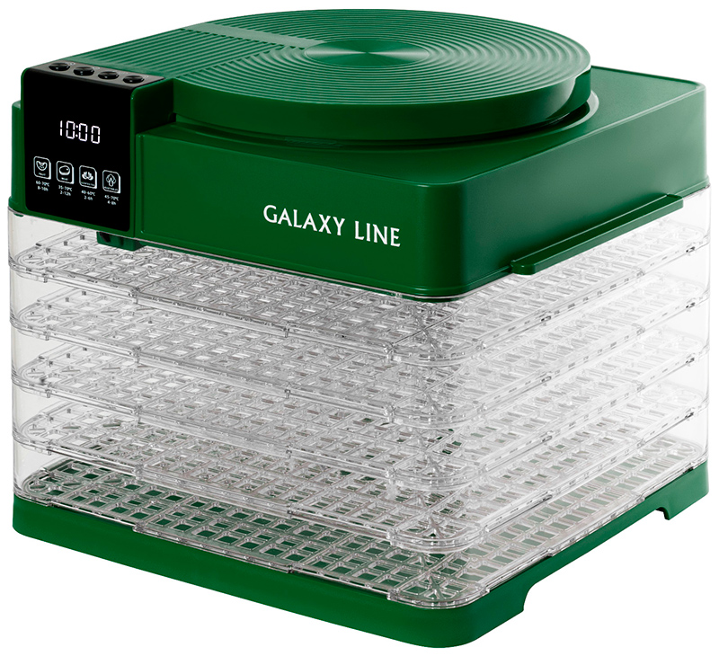 Сушилка для овощей и фруктов Galaxy LINE GL 2630, зеленый