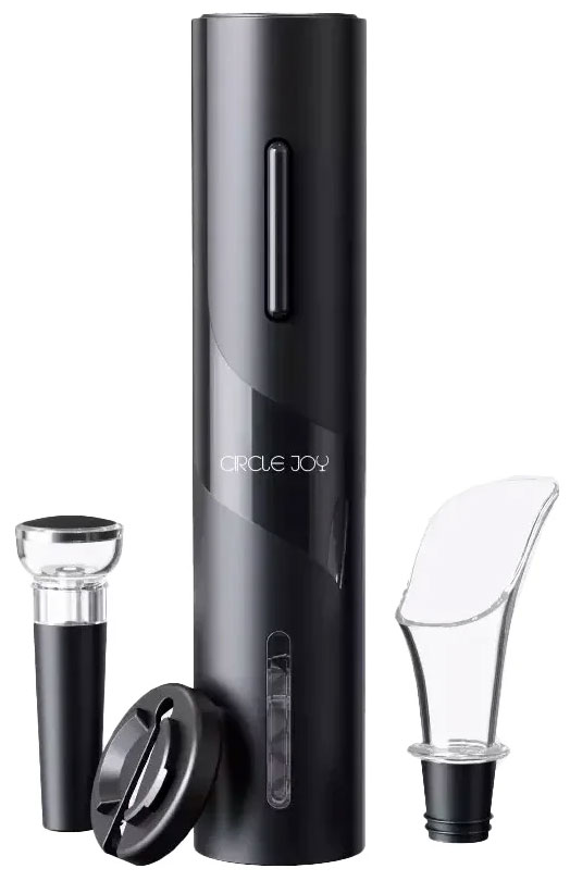 Электрический штопор Circle Joy Electric Wine opener GIFT SET (CJ-TZ07), черный