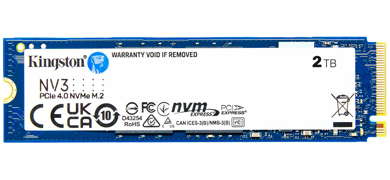 SSD накопитель Kingston M.2 2000Gb NV3 PCIe (SNV3S/2000G)