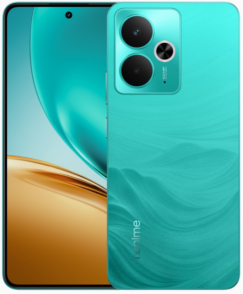 Смартфон Realme 14T 5G RMX5078 8+256 ГБ зеленый