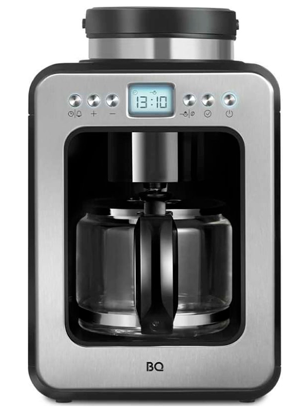Капельная кофеварка со встроенной кофемолкой BQ CM7001 Стальной-Черный