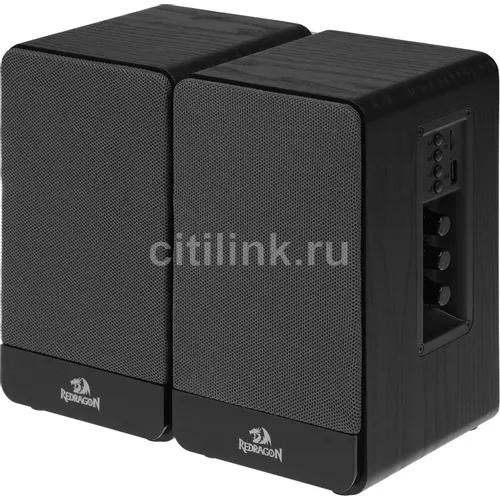 Колонки Bluetooth Redragon Mouthpiece, 2.0, черный [71312]