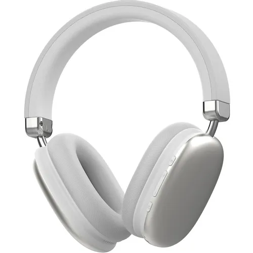 Наушники PERO PWH-BH05S, Bluetooth, накладные, серебристый