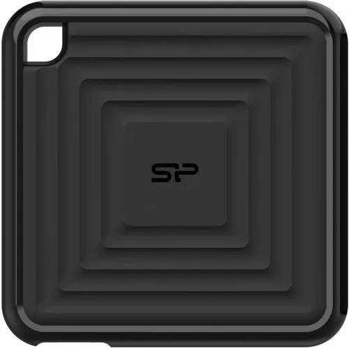 2ТБ Внешний диск SSD Silicon Power PC60 SP020TBPSDPC60CK, USB-C, запись - 500МБ/с, чтение - 540МБ/с, черный