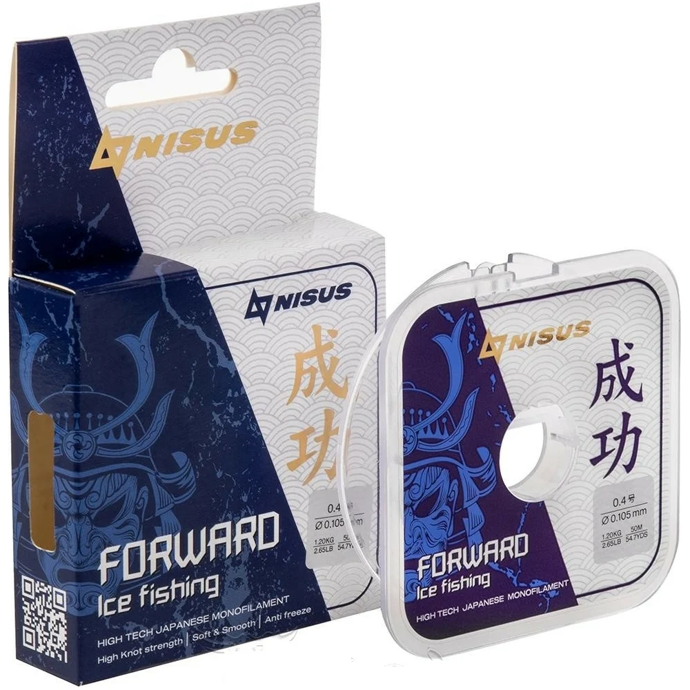 Леска Nisus FORWARD ICE FISHING N-FIF-0.105-50 294469