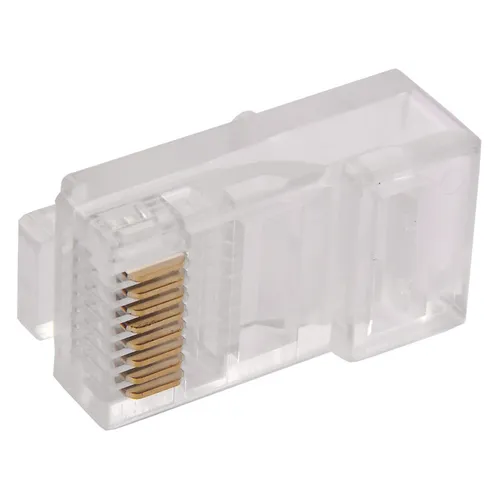 Коннектор ITK CS3-1C5EU UTP кат.5E RJ45 прозрачный (упак.: 1шт) 20 шт./кор.