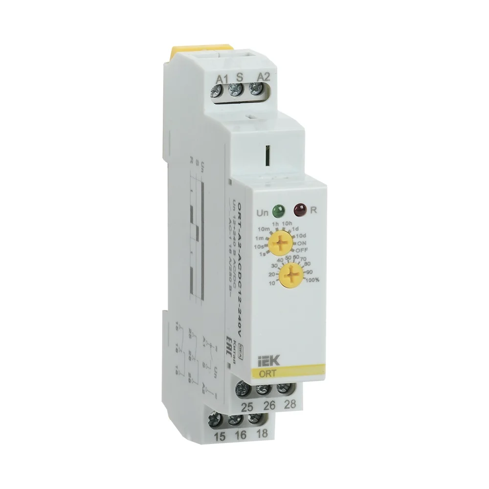 Реле задержки включения IEK ORT ORT-A2-ACDC12-240V