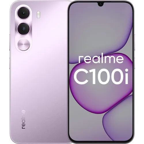6.74" Смартфон REALME C100i 4/64Gb, RMX5377, NFC, IPS, 120Гц, 7000мAч, фиолетовый