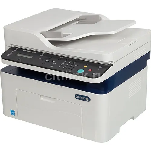 МФУ лазерное Xerox WorkCentre WC3025NI черно-белая печать, A4, белый [3025v_ni]