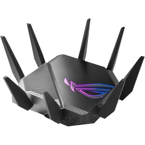 Wi-Fi роутер ASUS GT-AXE11000, Wi-Fi 6, AXE11000, 2.4/5/6ГГц, 4 LAN, 1 WAN/LAN, черный