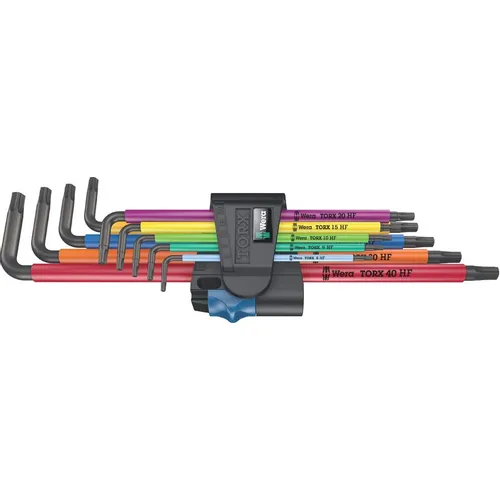 Набор Г-образных ключей WERA 967/9 TX XL Multicolour HF 1 [we-024470]